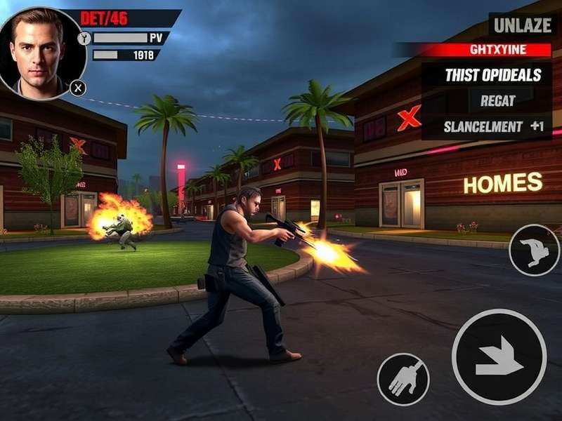 Dead Trigger 2 MOD APK gameplay showing unlimited resources