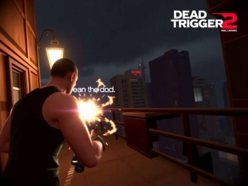 Dead Trigger 2 intense zombie combat gameplay scene