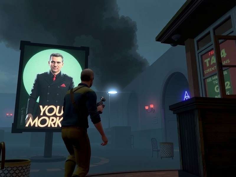 Dead Trigger 2 ending cinematic scene showing the protagonist facing the final boss