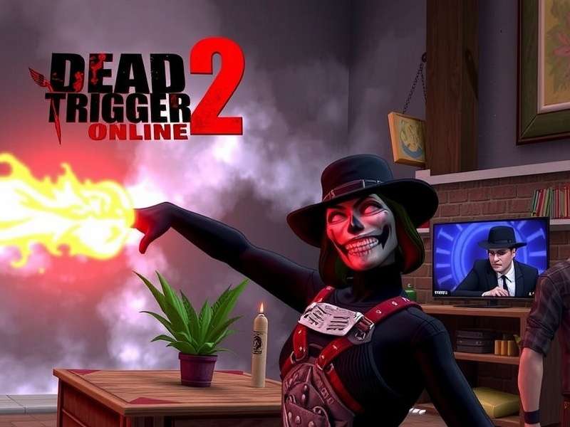 Dead Trigger 2 weapons collection showing various firearms