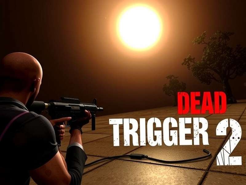 Detailed analysis of Dead Trigger 2 trailer key frame showing zombie horde and player weapon