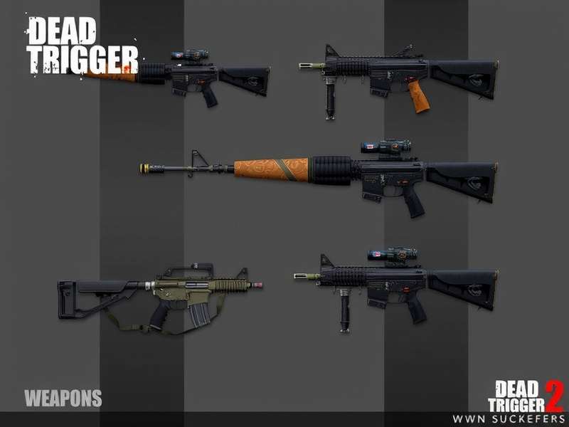 Dead Trigger 2 Weapon Arsenal Display