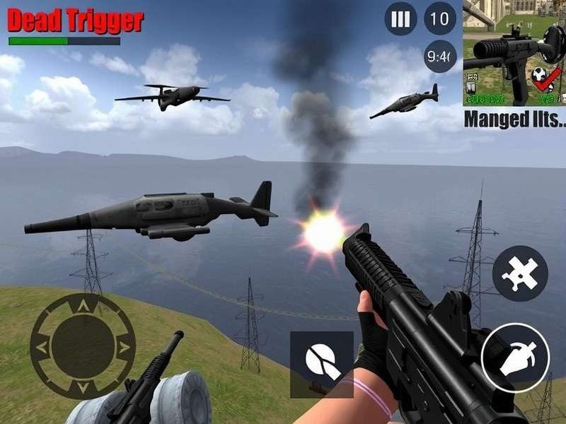 Dead Trigger 2 Mod Apk gameplay on PC with enhanced graphics