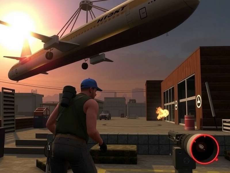 Dead Trigger 2 gameplay screenshot showing intense zombie action in offline mode