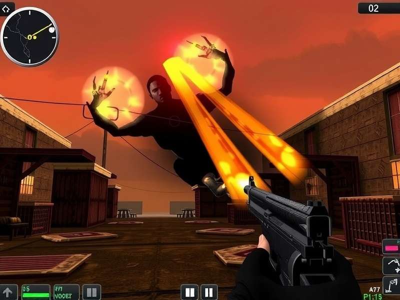 Dead Trigger 2 PC Gameplay Screenshot Showing Zombie Combat