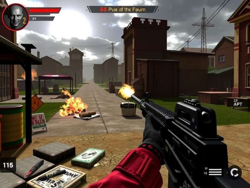 Dead Trigger 2 PC Game intense zombie combat scene