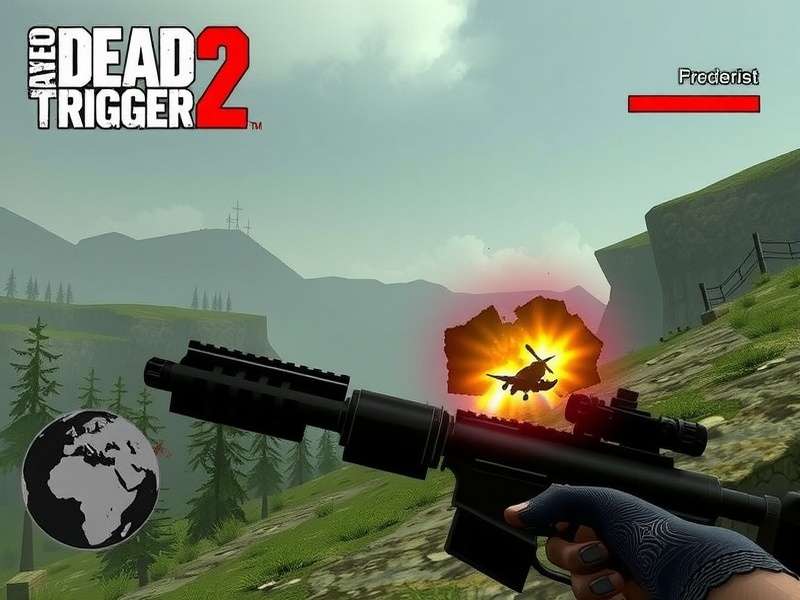 Dead Trigger 2 Gameplay on Laptop Screen