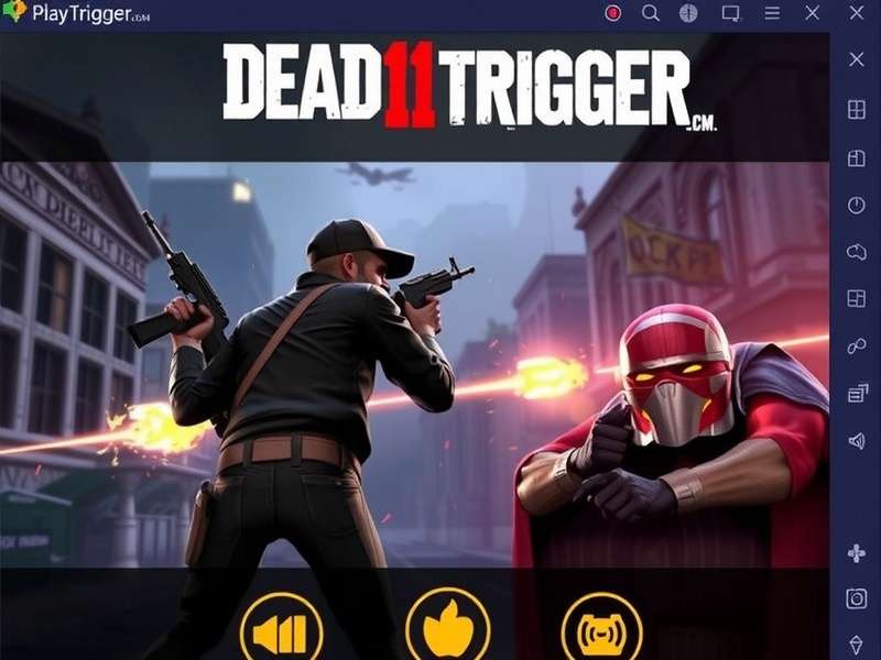 Dead Trigger 2 intense gameplay on a high-end PC setup