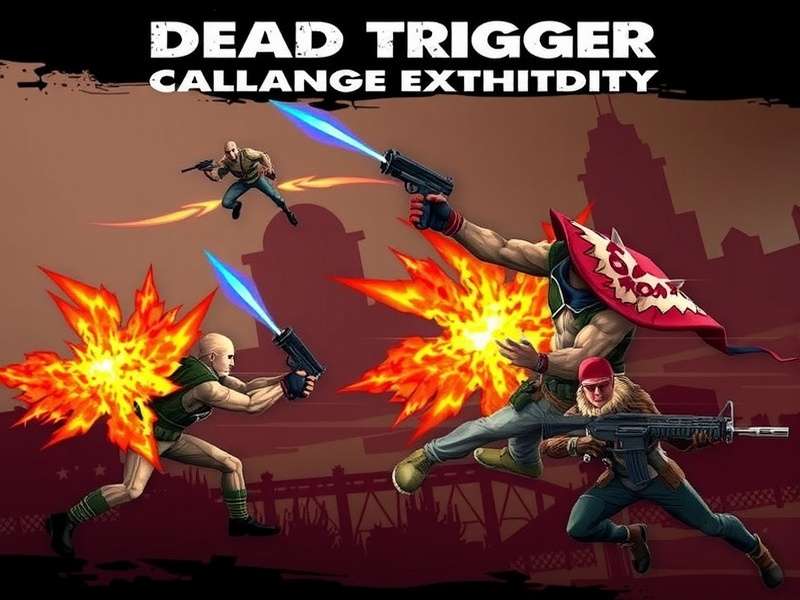 Step-by-step visual guide setting up Dead Trigger 2 APK on BlueStacks emulator for PC