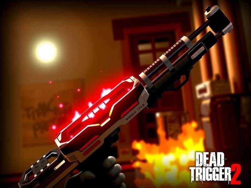 Dead Trigger 2 best melee weapons collection including Katana, Chainsaw, and Machete