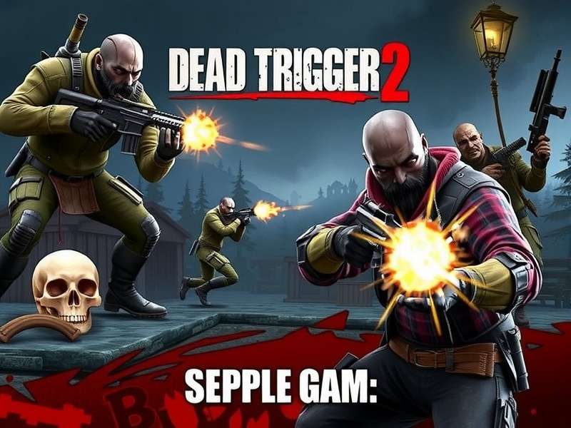 Dead Trigger 2 Mod Apk gameplay with unlimited money and powerful weapons