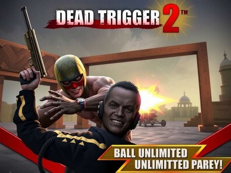 Dead Trigger 2 Mod Offline Unlimited Money gameplay screenshot showing full arsenal and unlimited resources