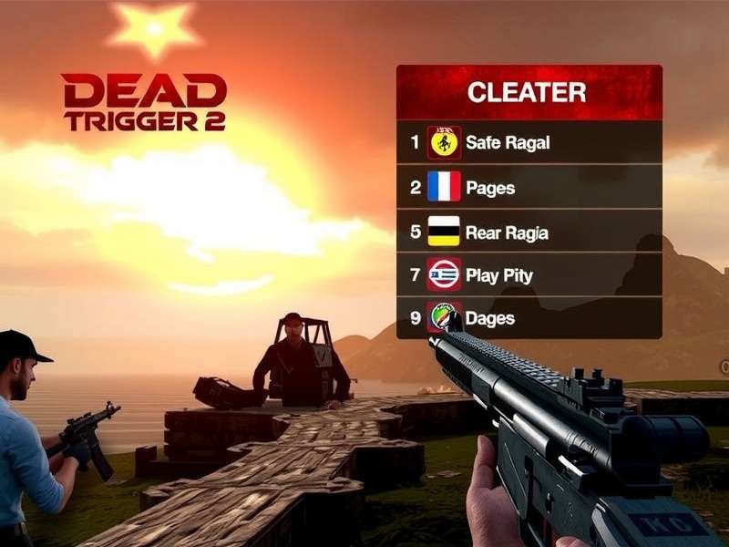 Dead Trigger 2 mod menu interface showing unlimited money and god mode options
