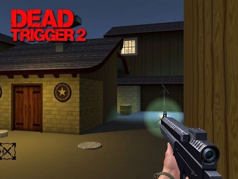 Dead Trigger 2 Mod Apk All Guns Unlocked gameplay banner showing arsenal of weapons