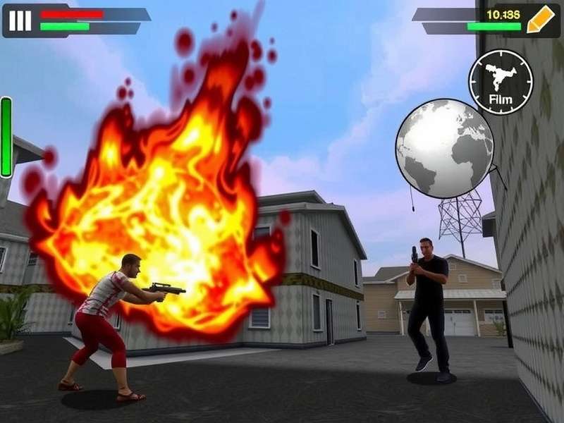 Dead Trigger 2 Offline Mod Apk gameplay with unlimited weapons and zombie horde