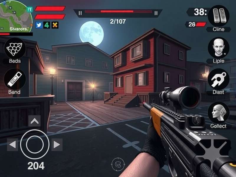 Dead Trigger 2 Offline Mod Apk Unlimited Money And Gold gameplay action scene