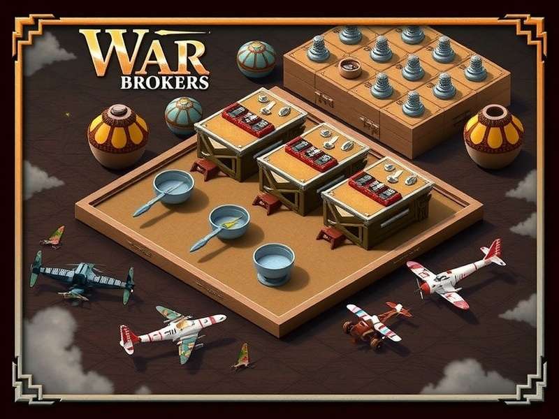 War Brokers gameplay action scene with Dead Trigger 2 weapon crossover